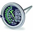 CDN Ovenproof Meat Thermometer – Glow | ProAccurate®, Temperature Guide on 2" Dial - Easy-to-Read in Low Light - Poultry, Roasting, Waterproof, NSF Certified - IRM200-GLOW