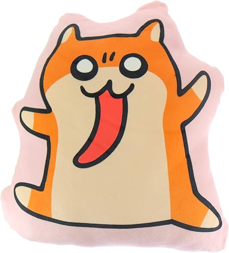 Amazon Co Jp クソハムちゃん ダイカットクッション 眉間に皺ハム Kthings ホビー 通販