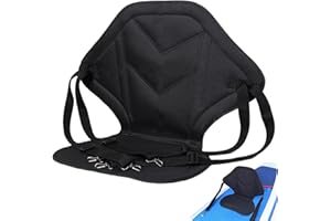 Paddle Board Seat, Waterproof Oxford Cloth Paddle Board Kayak Seat with Back Support, Adjustable Kayak Seats with Back Suppor