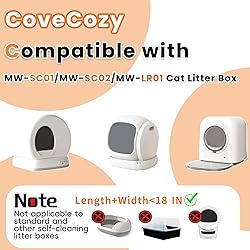 120 Count Litter Bags Compatible with