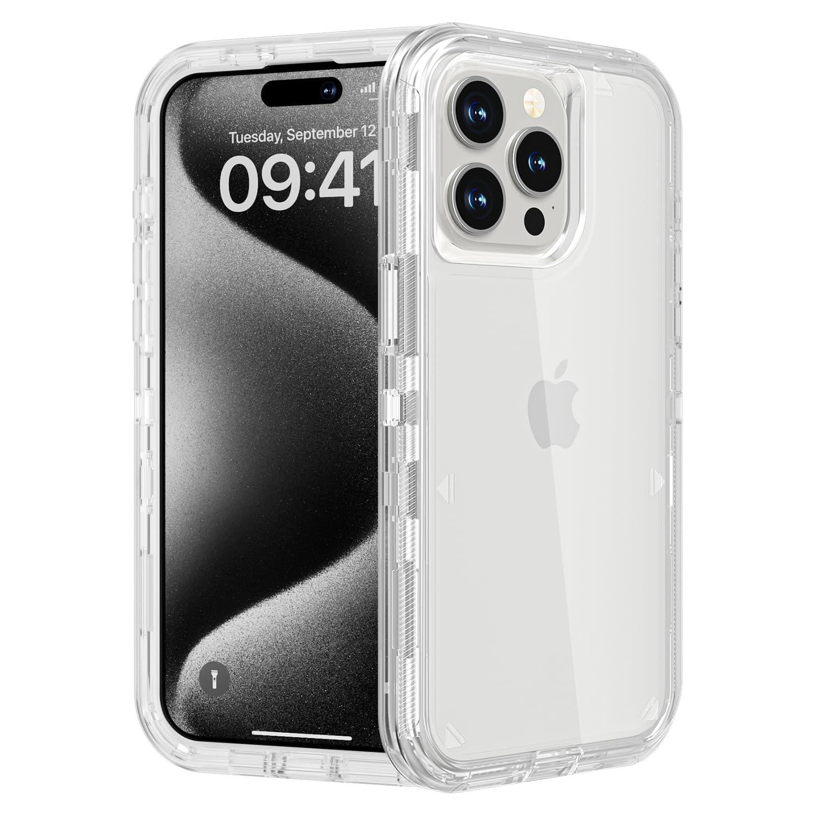 Follaroma for iPhone 15 Pro Case, Heavy Duty