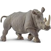 Safari Ltd. White Rhino Figurine - Detailed 12.5" Plastic Model Figure - Fun Educational Toy for Boys, Girls &amp; Kids Ages 1+