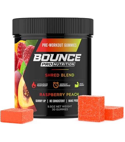 Amazon.com: Bounce Pro Beast Mode Pre Workout Gummies with 320mg