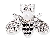 Bee Brooch Pin Pearl Brooches Gold Vintage Brooches for Women Safety Pin Brooch Jewelry Gifts Brooche Pins for Women