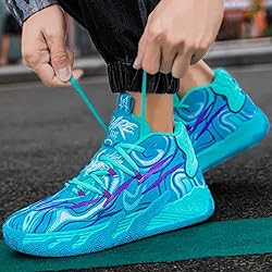 Wqsugnt Mens Multicolor High Top Basketball Shoes