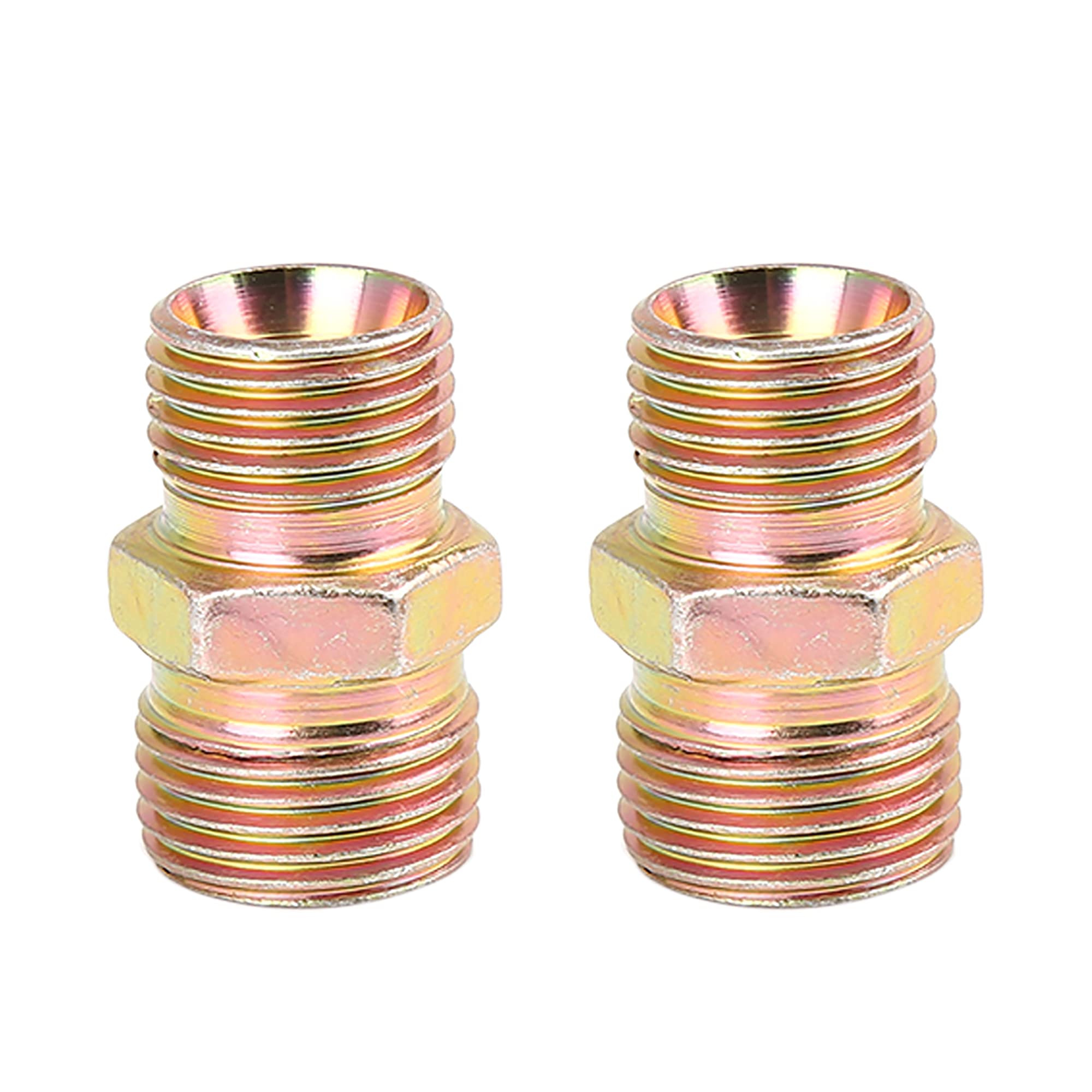 X AUTOHAUX 2pcs M16 x 1.5mm to M18 x 1.5mm Air Pipe Fitting Connector Adapter