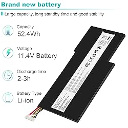BTY-M6K Battery Compatible with MSI Stealth Pro