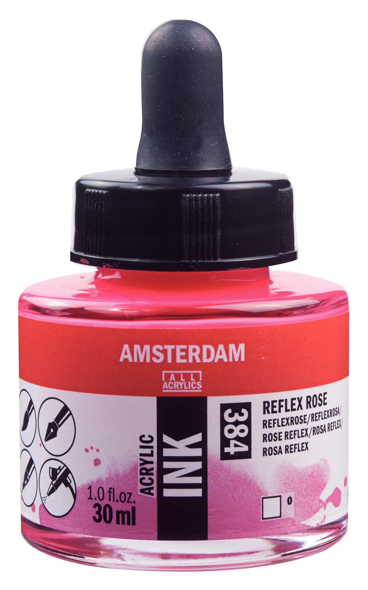 Amsterdam ACRYLC Ink REFLX, Reflex Rose, One Size