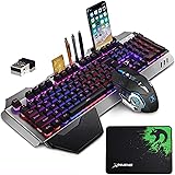 Wireless Gaming Keyboard and Mouse Combo with