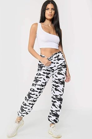 grey high waisted tracksuit bottoms