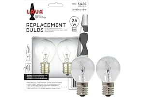 Lava Lite 5025-6 25 Watt Replacement Bulbs for 14.5-Inch Lava Lamps, 2-Pack