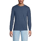 Lands' End Men's Super-T Long Sleeve T-Shirt with Pocket