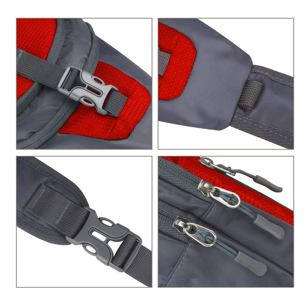 Y&R Direct Sling Bag Sling Backpack,Shoulder Chest Crossbody Bag Purse Nylon Lightweight Multicolor Small Daypack Outdoor Hiking Camping Travel Women Men Boy Girls Kids Gifts (Red)