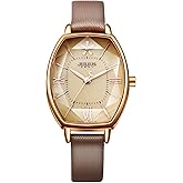 Valence Women's Watch with Genuine Leather Band, Classic Analog Dial, Water Resistant, Giftable Dress Watch for Women