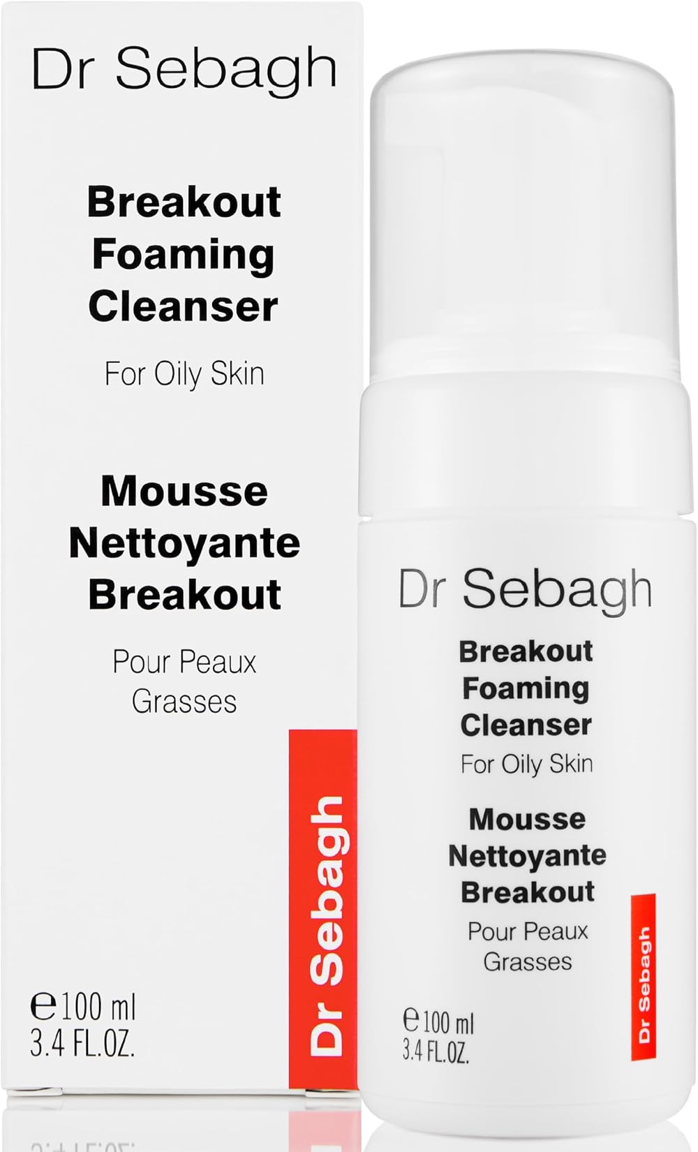 Dr Sebagh Breakout Foaming Cleanser 100ml - Acne Oily Prone Skin Face Wash