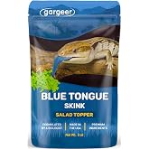 Gargeer 2oz Blue Tongue Skink Salad Topper. Enhanced Appetite, Made in USA | Natural appetite-stimulating topper! Dandelion, hibiscus, alfalfa &amp; spirulina boost skink greens, fruits &amp; pellets