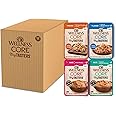 Wellness CORE Tiny Tasters Adult Wet Cat Food, Natural, Protein-Rich, Grain Free, 1.75-Ounce Pouch, 12 Pack, (Seafood & Poultry Variety Pack)