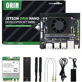 Yahboom Jetson Orin Nano Super 8GB RAM Development Board Kit, 67TOPS | with 48W Power Supply, Wireless Network Card, Enclosure