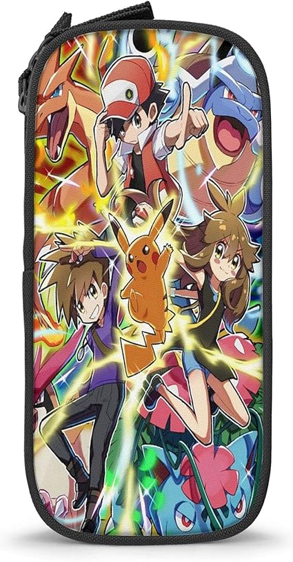 Amazon ピカチュウ 筆箱 多大容量 筆入れ 筆箱 筆入れ 文房具収納袋 化粧ポーチ 学生の進歩 オフィス多目的 筆入れ ペンケース 文房具 オフィス用品