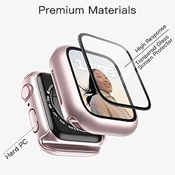 JETech Case with Screen Protector for Apple Watch