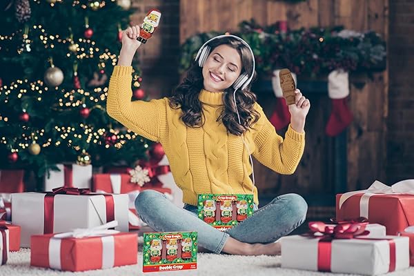FRUIDLES CHRISTMAS MILK CHOCOLATE, CRISP KRINGLES PARTY BAG FILLERS, INDIVIDUALLY WRAPPED FOILS, KOSHER CERTIFIED DAIRY, NET. WT. 3OZ (85G) (3-PACK)