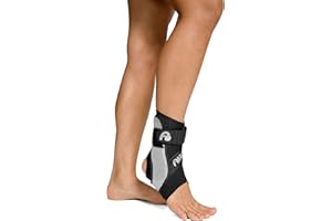 Aircast A60 Ankle Support Brace, Left Foot, Black, Medium