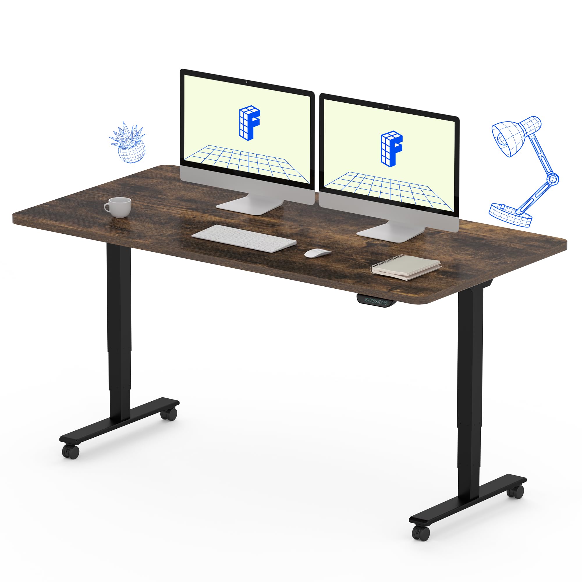 FLEXISPOT E6 MAX Dual Motor 3 Stages Standing Desk