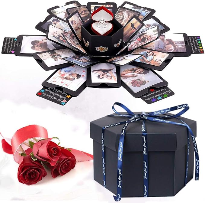 5-lagige Explosions Geschenkbox DIY - Kreative Überraschungsbox Für Geschenke