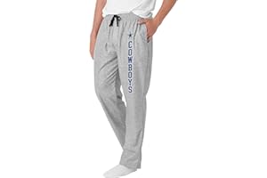 FOCO NFL Mens NFL Team Logo Athletic Gray Lounge Pants