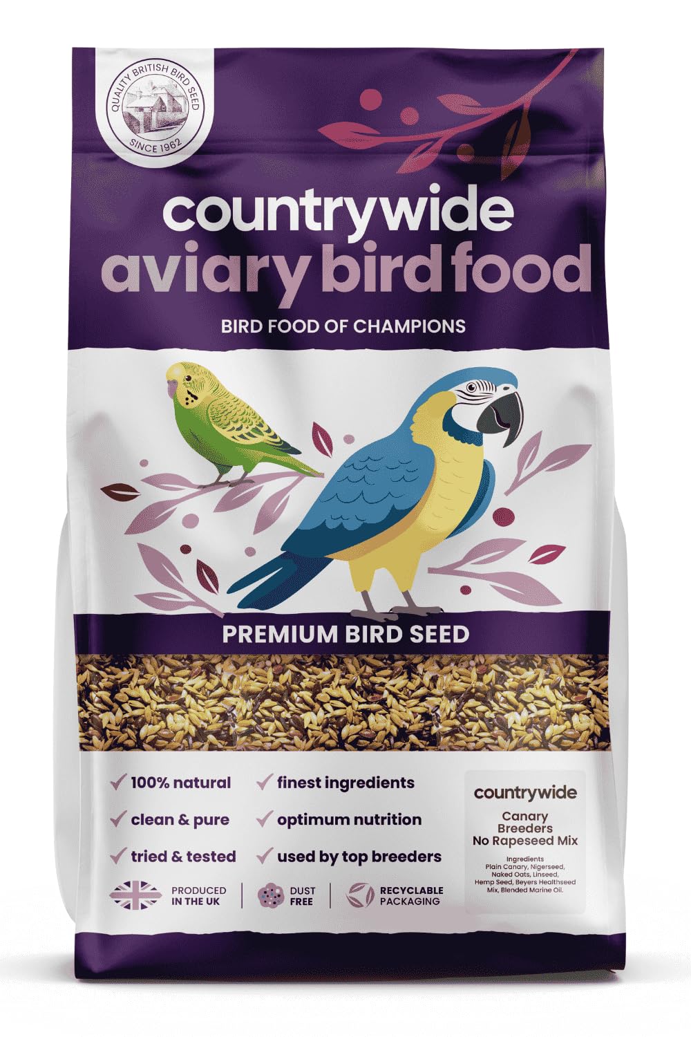 Countrywide No Rape Canary Breeders Feed Mix, 20 kg