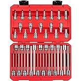 TEKTON 3/8 Inch Drive Hex Bit Socket Set with Case, 38-Piece (1/8-3/8 in., 3-10 mm) | SHB91316