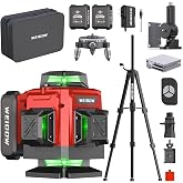 WEIDDW Laser Level 360&deg; Green Cross Line Self Leveling Laser Measuring Tool