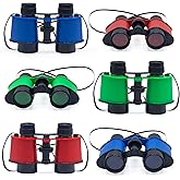 SRENTA 3.5" x 5" Toy Binoculars with Neck String, Novelty Binoculars for Children, Sightseeing, Bird Watching, Wildlife, Outd