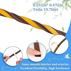 19.7Feet D-type Weather Stripping Door