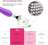 Lehoo Castle 6Pcs Toddler Cutlery Set Stainless Steel Spoons Forks Knives view 2