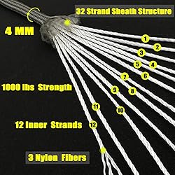 VVAAGG Climbing Utility Cord 100FT, 4mm Utility