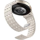 Bandletic Magnetic Silicone Band Compatible with Samsung Galaxy Watch 7 6 5 4 FE 40mm 44mm/for Galaxy Watch 6 4 Classic 43mm 47mm 42mm 46mm/Watch 5 Pro 45mm, 20mm No Gap Sport Strap for Men Women