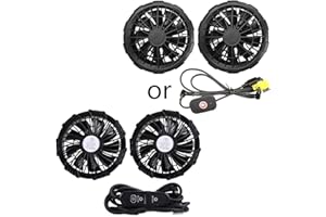 Fanmen Outdoor Coat USB Electric Fan Cooling Jacket Men 5V Air Conditioner Fan USB Cable USB Electric Fan