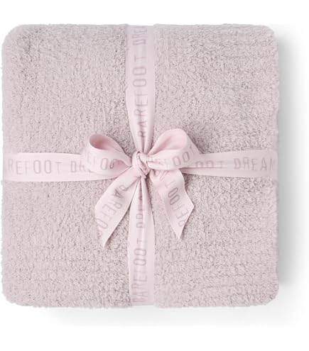 Amazon.com: Barefoot Dreams CozyChic Throw - Pink : Home & Kitchen