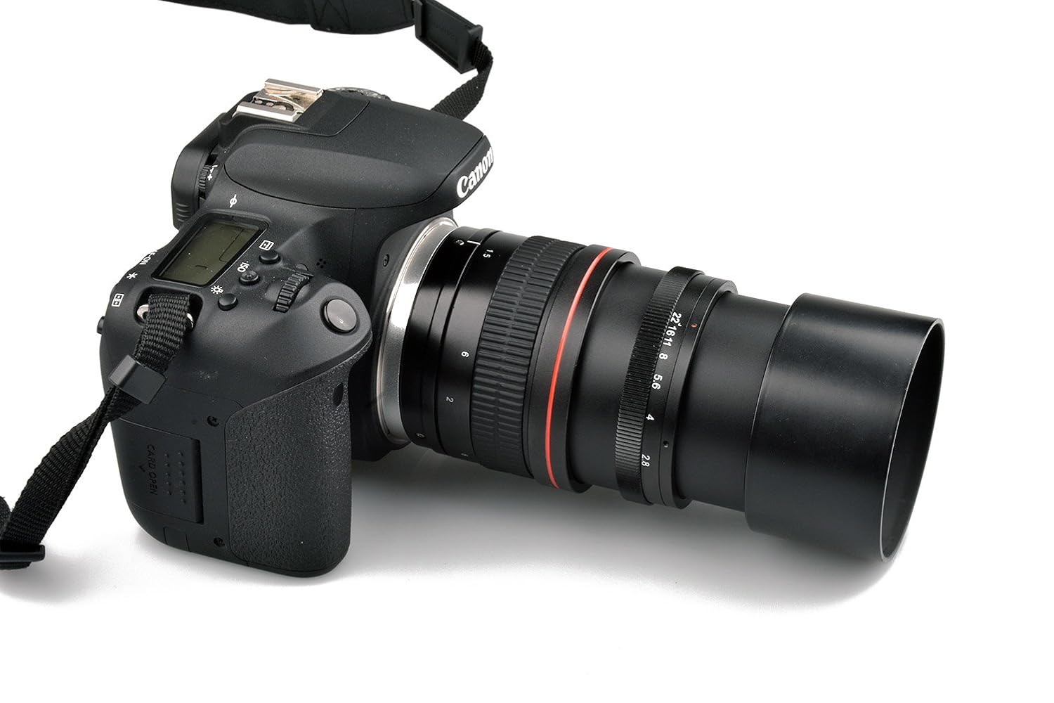 Lightdow - Objetivo Macro de teleobjetivo para cámaras Canon Nikon ...