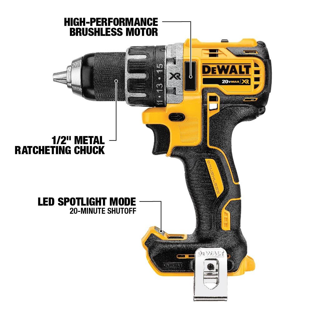 DEWALT 20V MAX XR Brushless Combo Kit, Compact 4Tool (DCK484D2) Buy