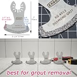 XXGO 4 Pcs Diamond Multitool Grout Removal Blades XG4001SU 1/8" view 2