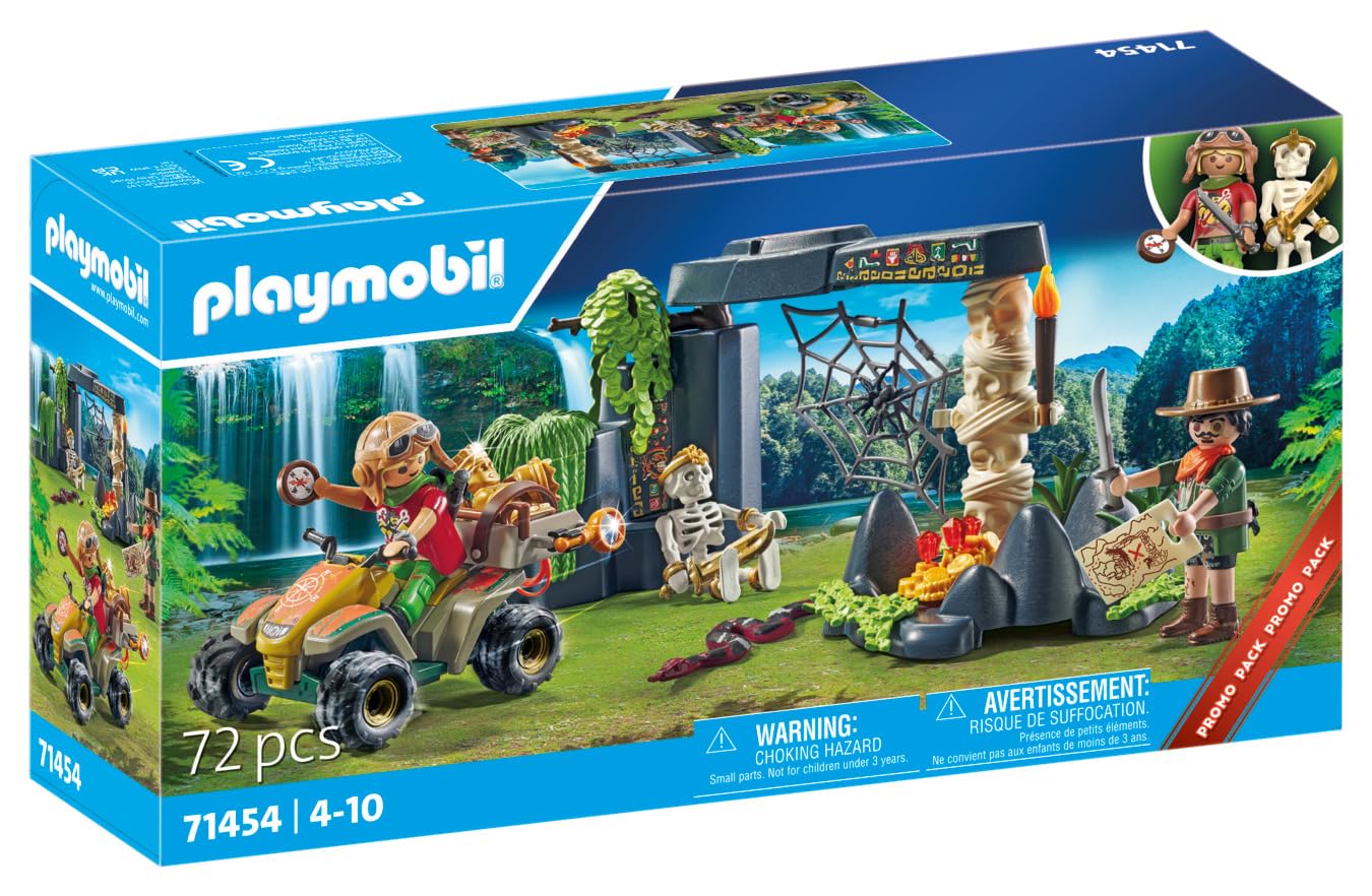 Playmobil 71454 Jungle Treasure Hunter Promo Pack, thrilling action, fun imaginative role-play, playsets suitable for children ages 4+
