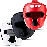 Elite Sports Best Boxing Headgear, Training Sparring Safety Head Guard for MMA, Kickboxing Trainees, Muay Thai, and Boxing for Adult Men