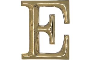MICHAEL HEALY Monogram Letter E Door Knocker - Brass