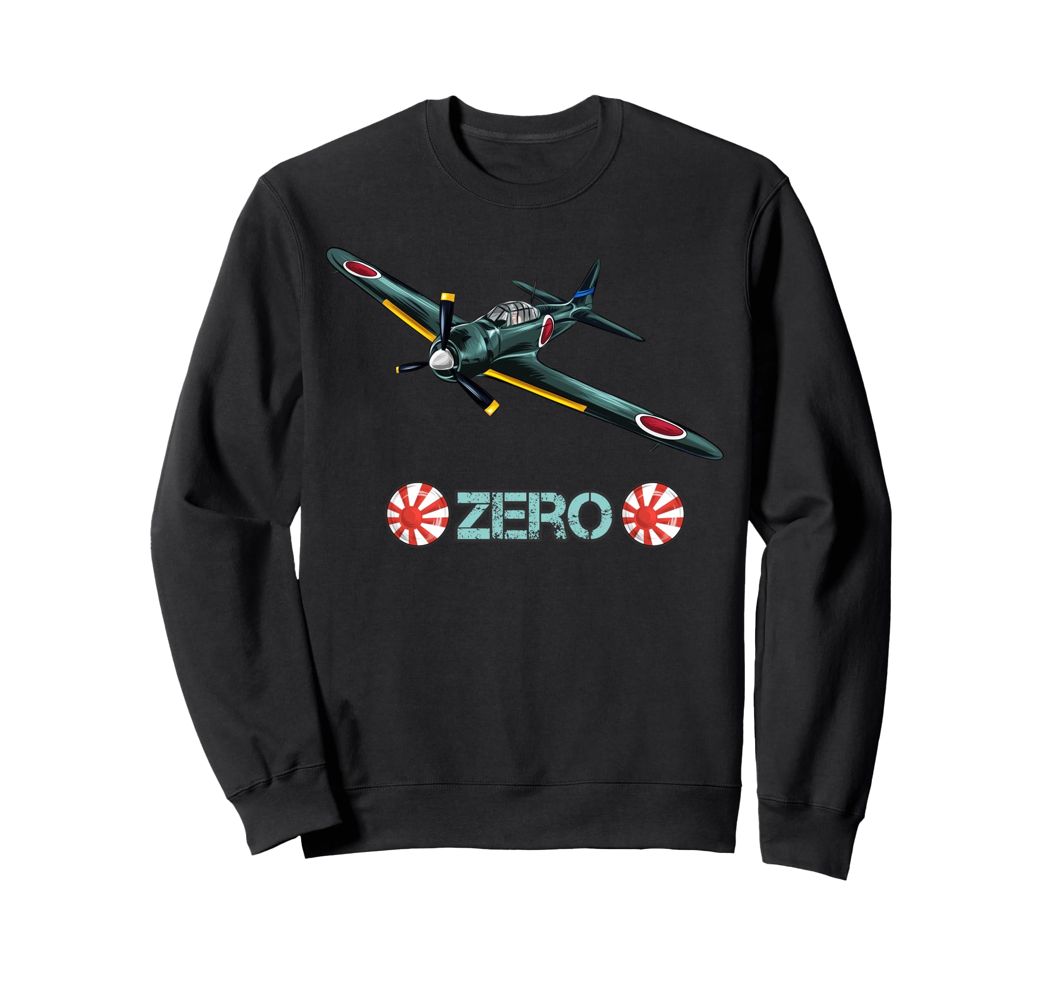 World War 2 Japanese Fighter Plane Zero Sweatshirt