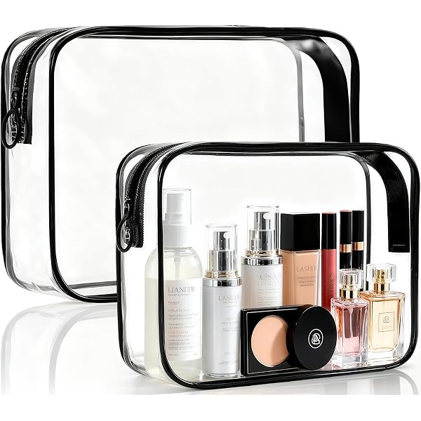 Bolsa Cosméticos 8 Bolsillos Organizador Bolsos PVC Transparente IGNPIÓN - 8 Bolsillos, Neceser Viaje, Azul Ordenador Accesorios Mujeres