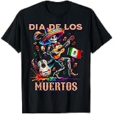 Dia De Los Muertos Day of The Dead Sugar Skull Halloween T-Shirt