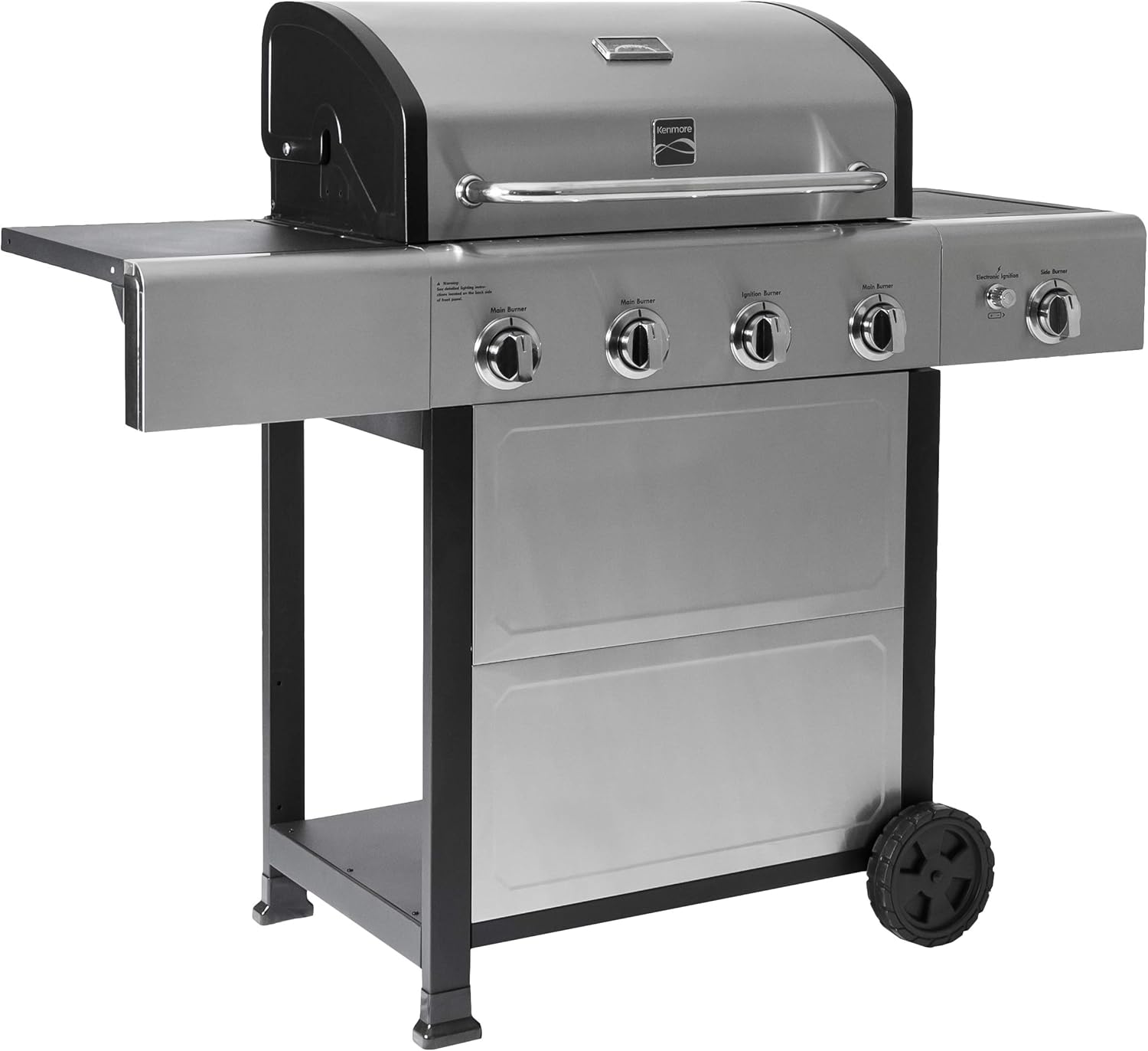 review Kenmore PG-40406SOL-SE-AM 4 Burner Cart Style Grill, Stainless Steel