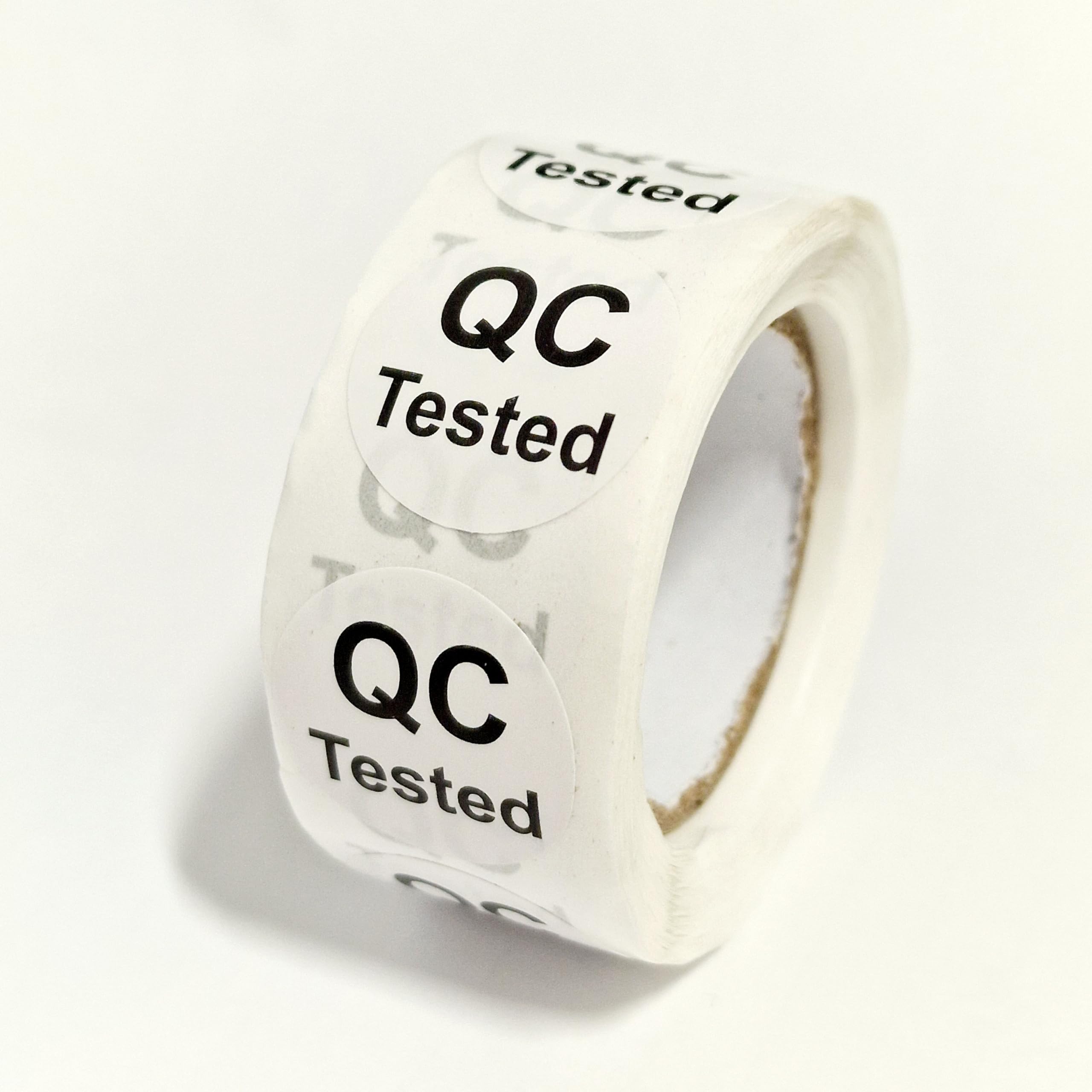 MajorCrafts 500 Labels per roll 2.5cm 1" QC Quality Control Round Sticker Labels (QC Tested - V102)